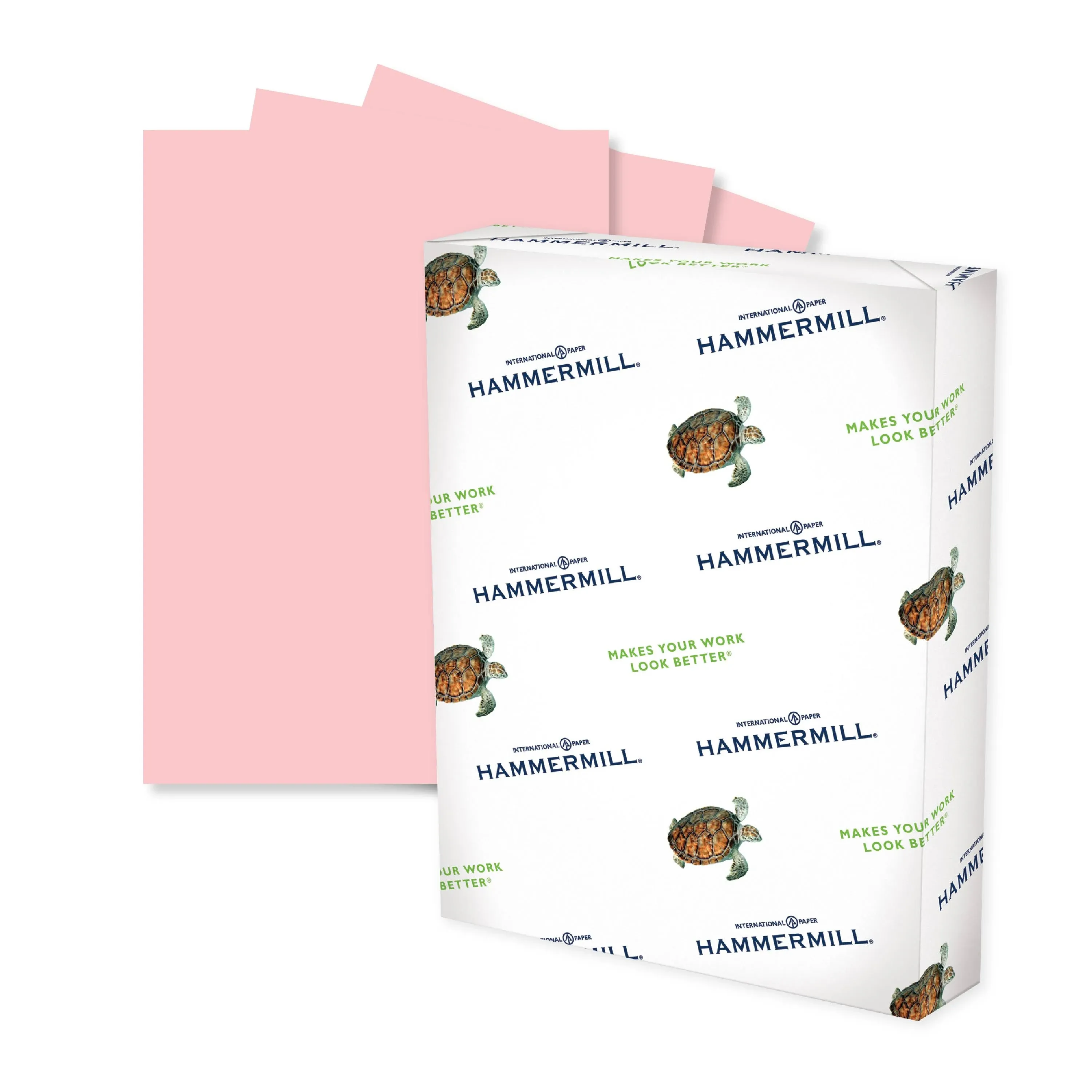 Hammermill Colors Print Paper, 20lb, 8.5 x 11, Pink, 500/Ream