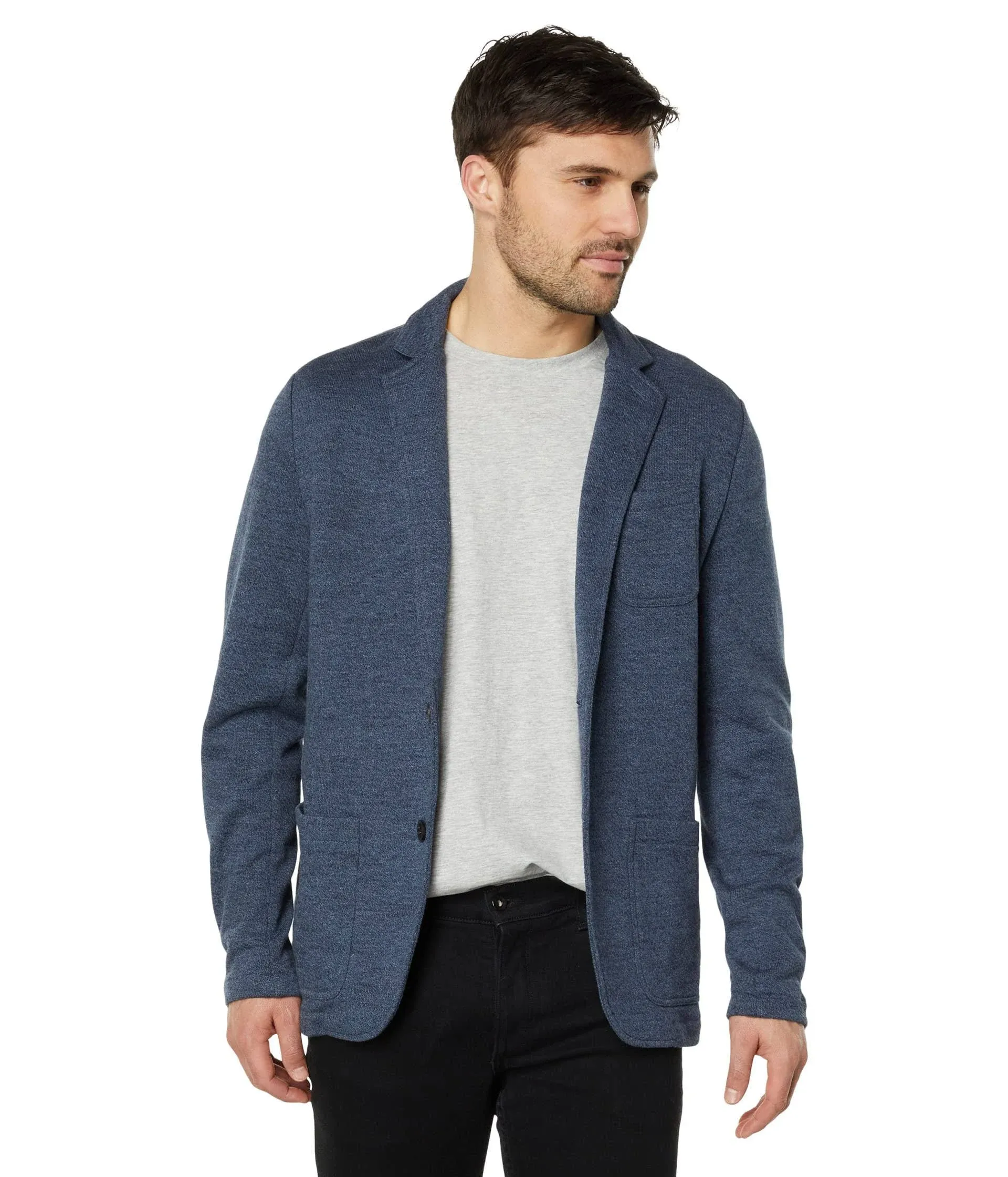 Faherty Inlet Knit Blazer M / Deep Navy Melange