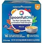 New SpoonfulONE Food Allergen Introduction Mix-Ins, 20-ct, Smart Feeding Infant