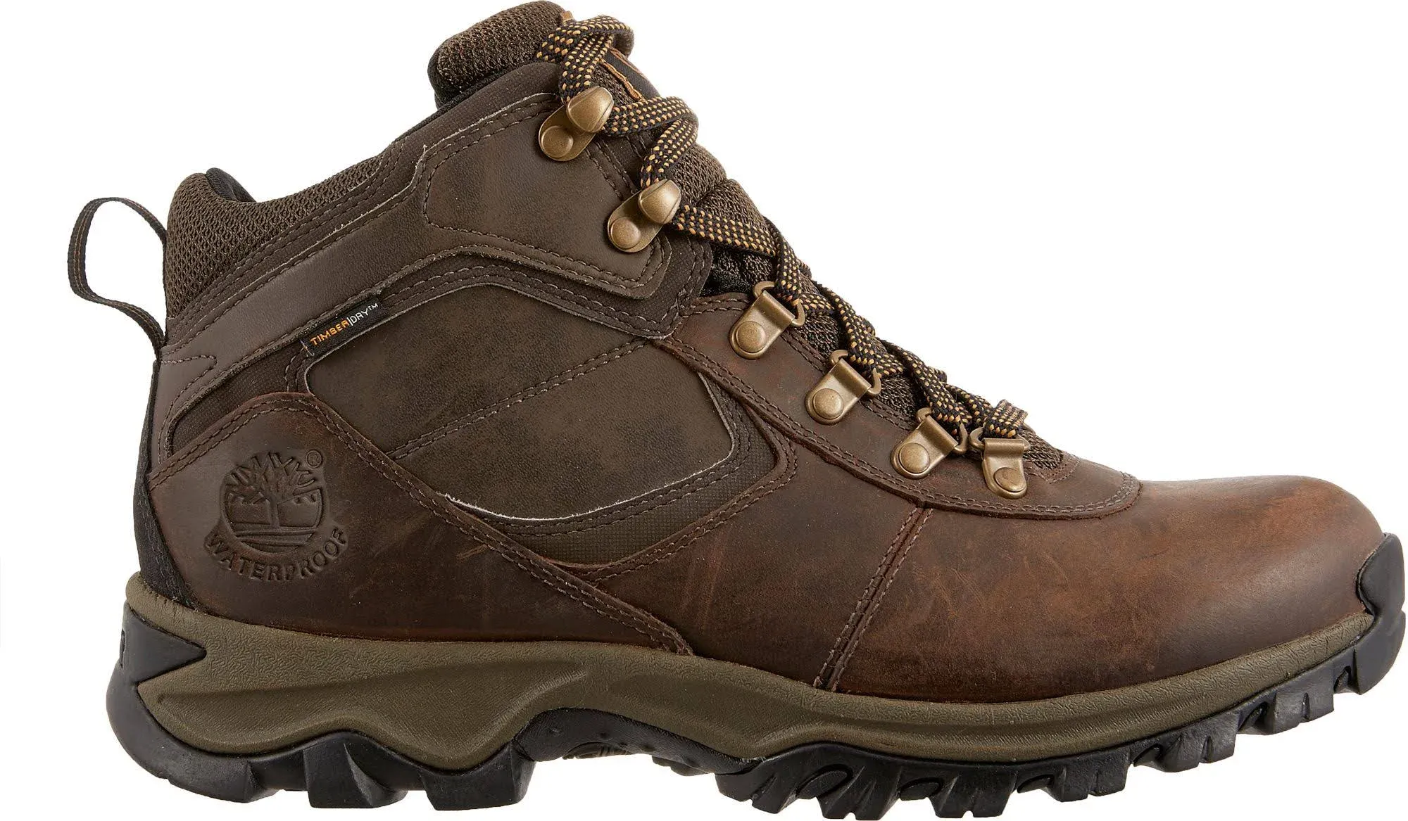 Timberland Men's Mt. Maddsen Mid Waterproof Hiking Boots Brown 12 Wide