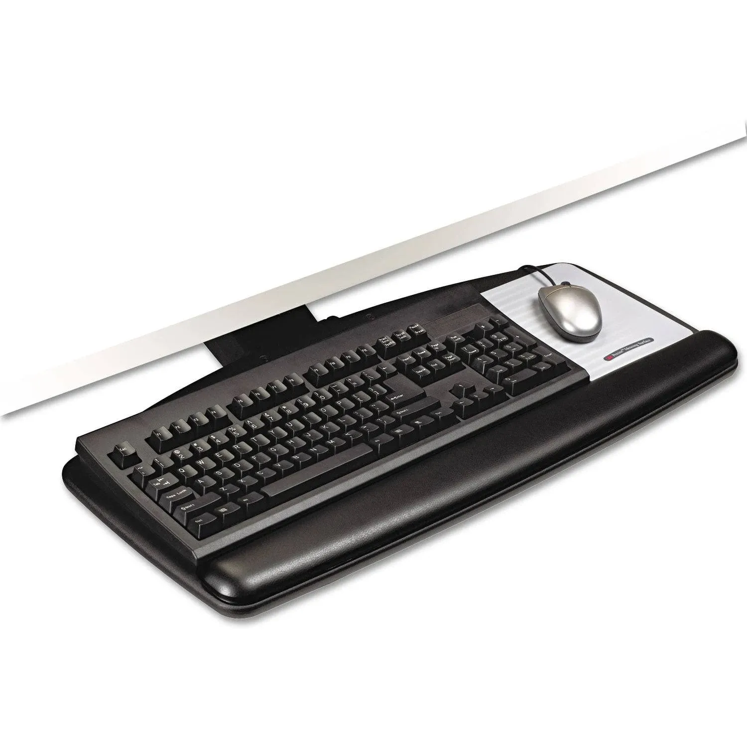 3M Akt90le Easy Adjust Keyboard Tray-Standard Platform- Black