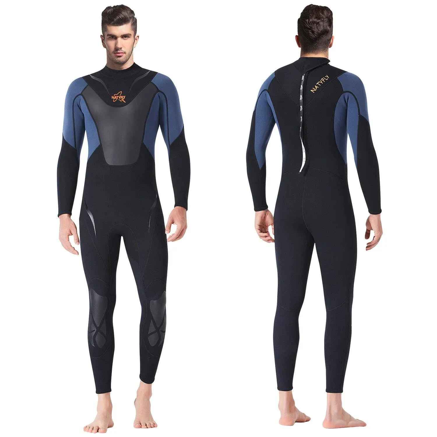 Mens Wetsuit 3Mm Neoprene Wet Suit Men, Youth Full Body Shorty Wetsuit for Men i