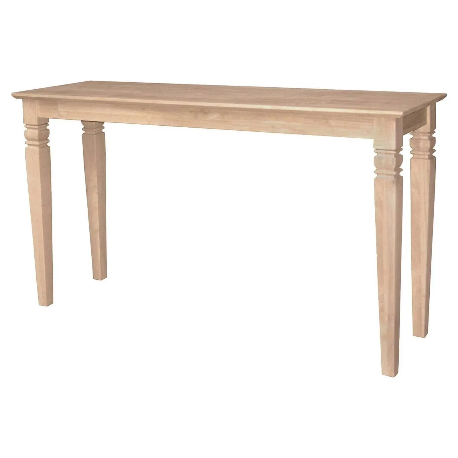 International Concepts Java Console or Sofa Table Unfinished