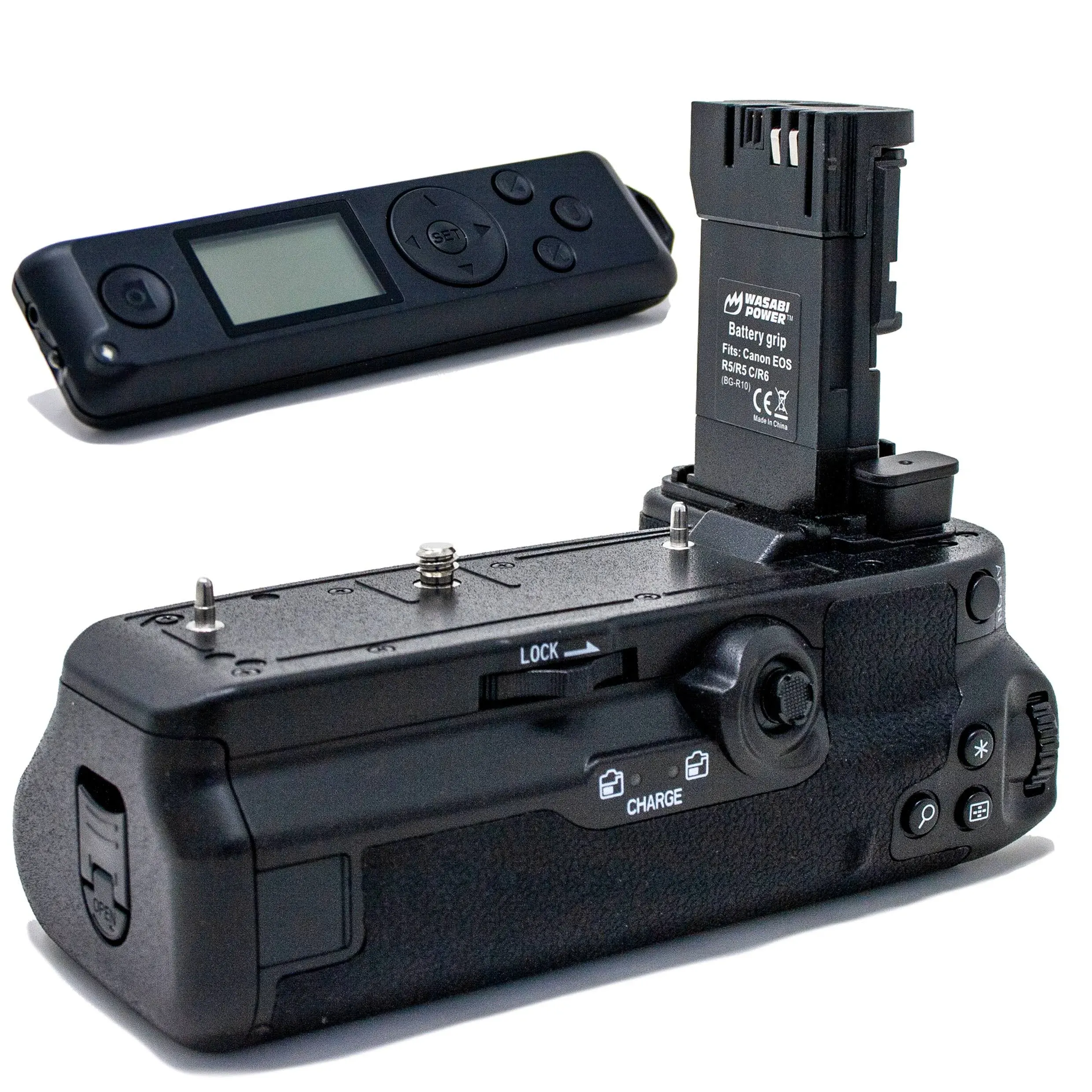 Wasabi Power Battery Grip for Canon BG-R10 and Canon Eos R5, Eos R5C