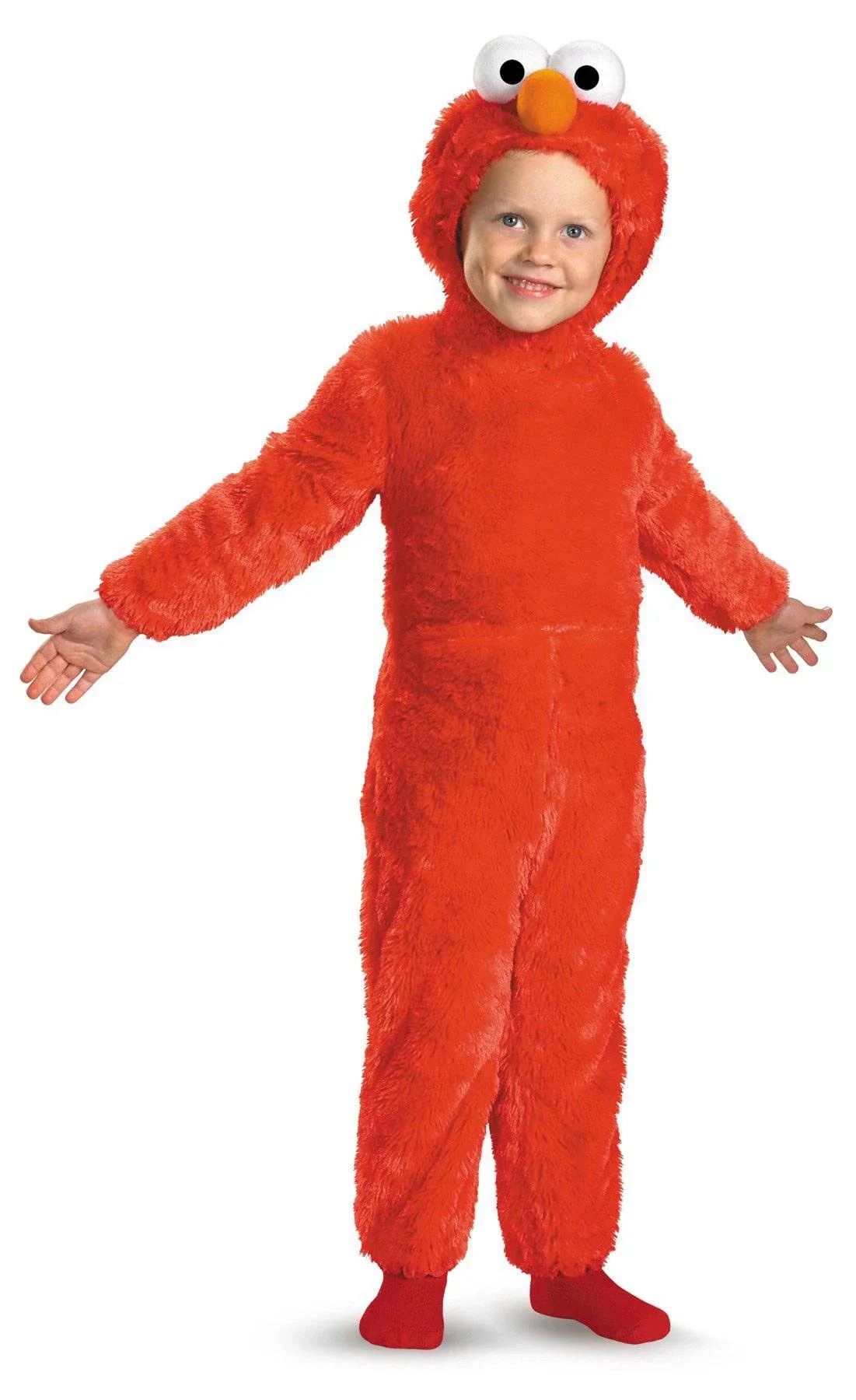 Baby Sesame Street Elmo Plush Costume, Red, 12-18 Months