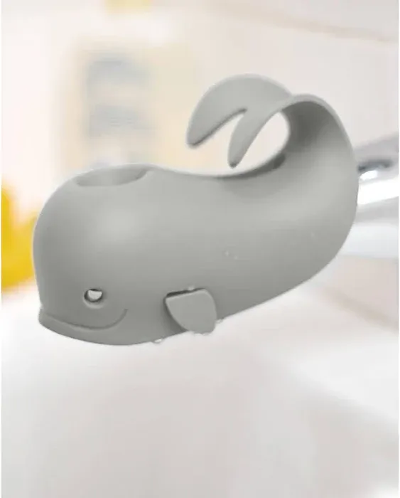 Skip Hop Baby Bath Spout Cover, Universal Fit, Moby, Grey