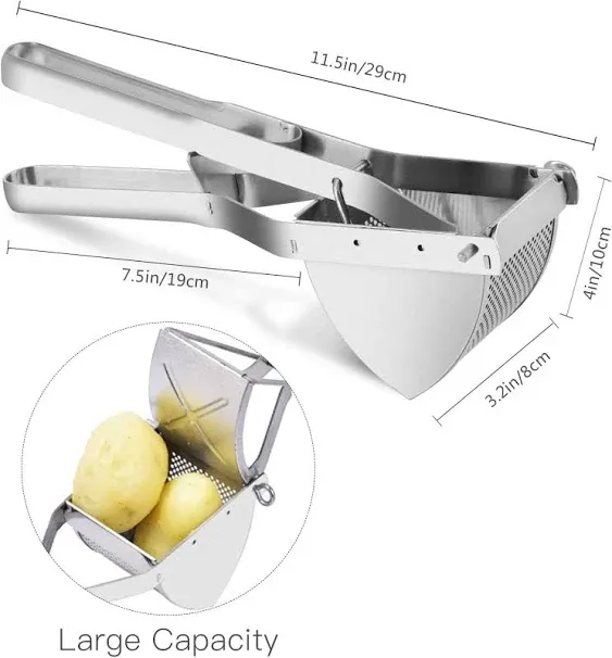 Potato Ricer Sopito Stainless Steel Potato Masher for Commercial and Home Use