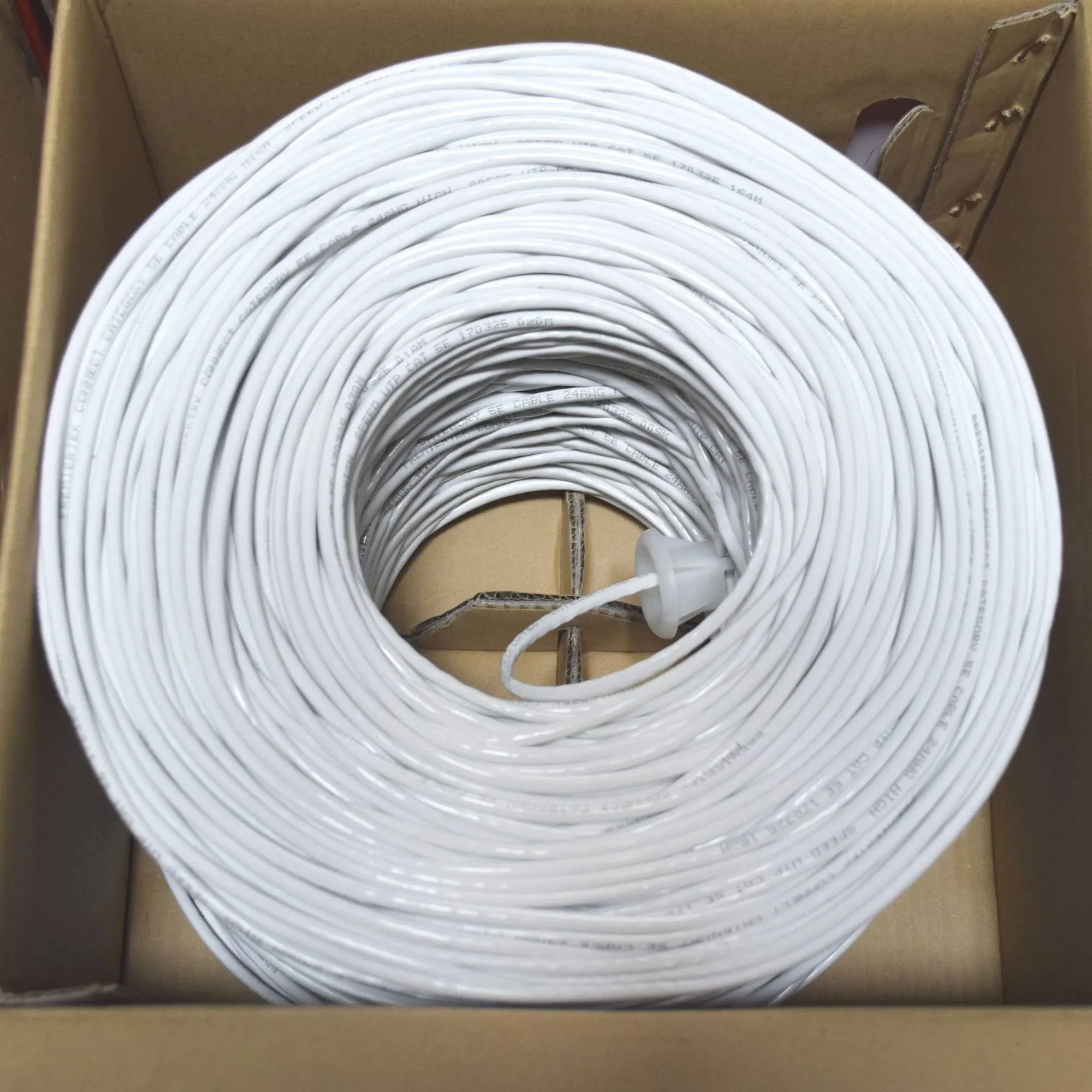 Premiertek CAT5E-1KFT-W Cat5e Bulk Cable 1000ft (White)