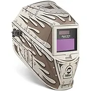 Miller 287810 Classic Series Auto Darkening Welding Helmet with ClearLight Lens, Metalworks