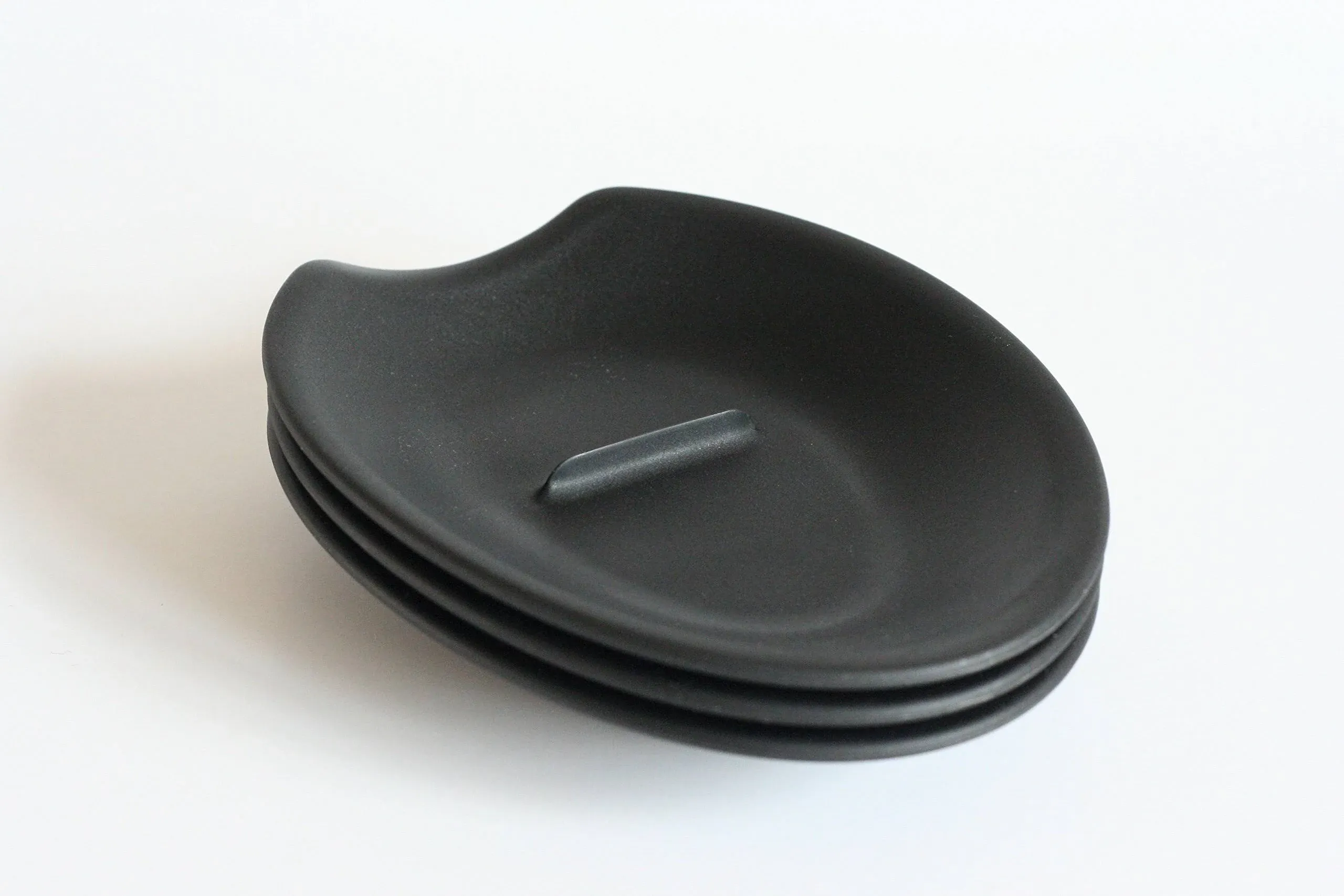 Crack'em Egg Cracker & Spoon Rest (Black 3-Pack)