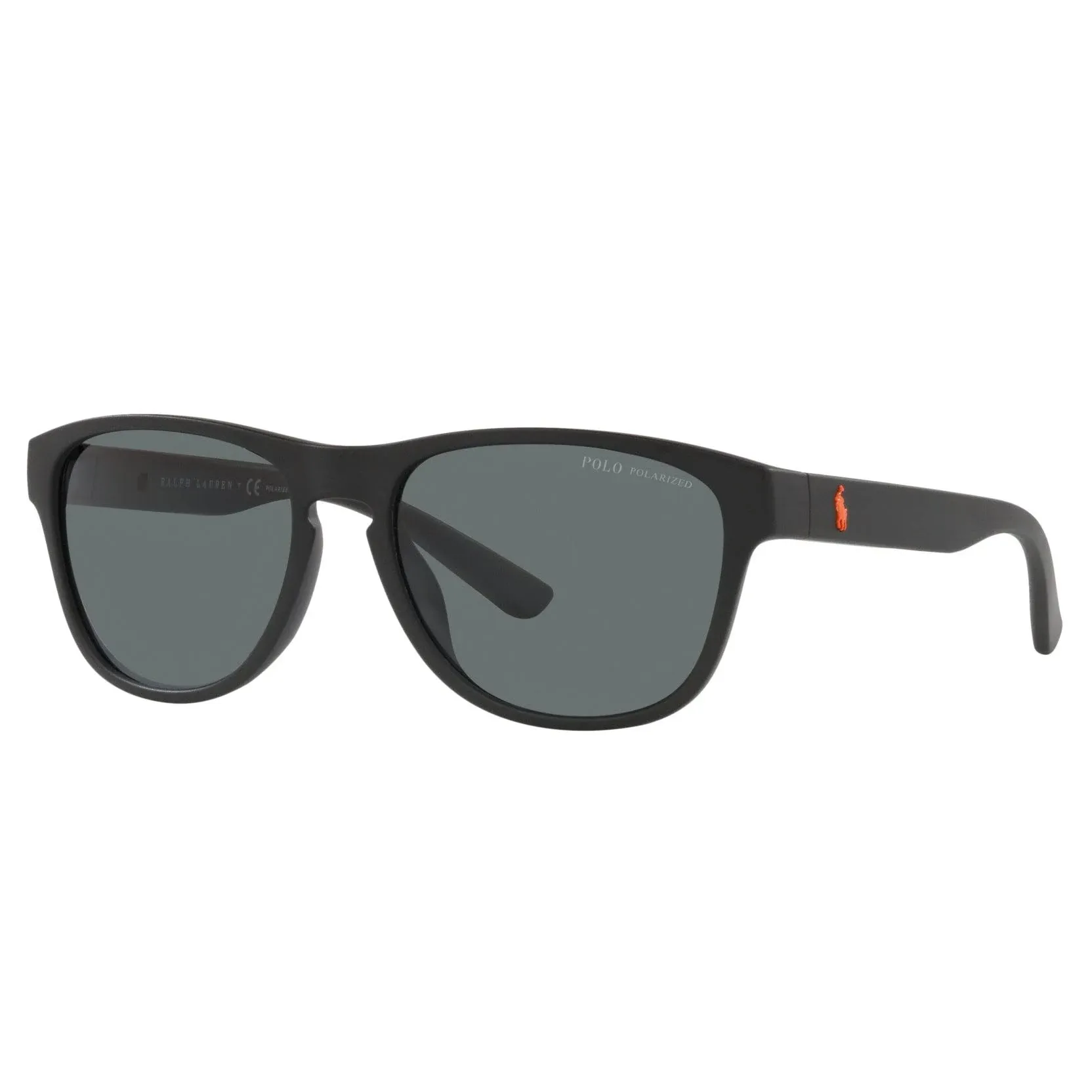 Polo PH4180U Sunglasses, Matte Black / Polar Dark Grey / 56