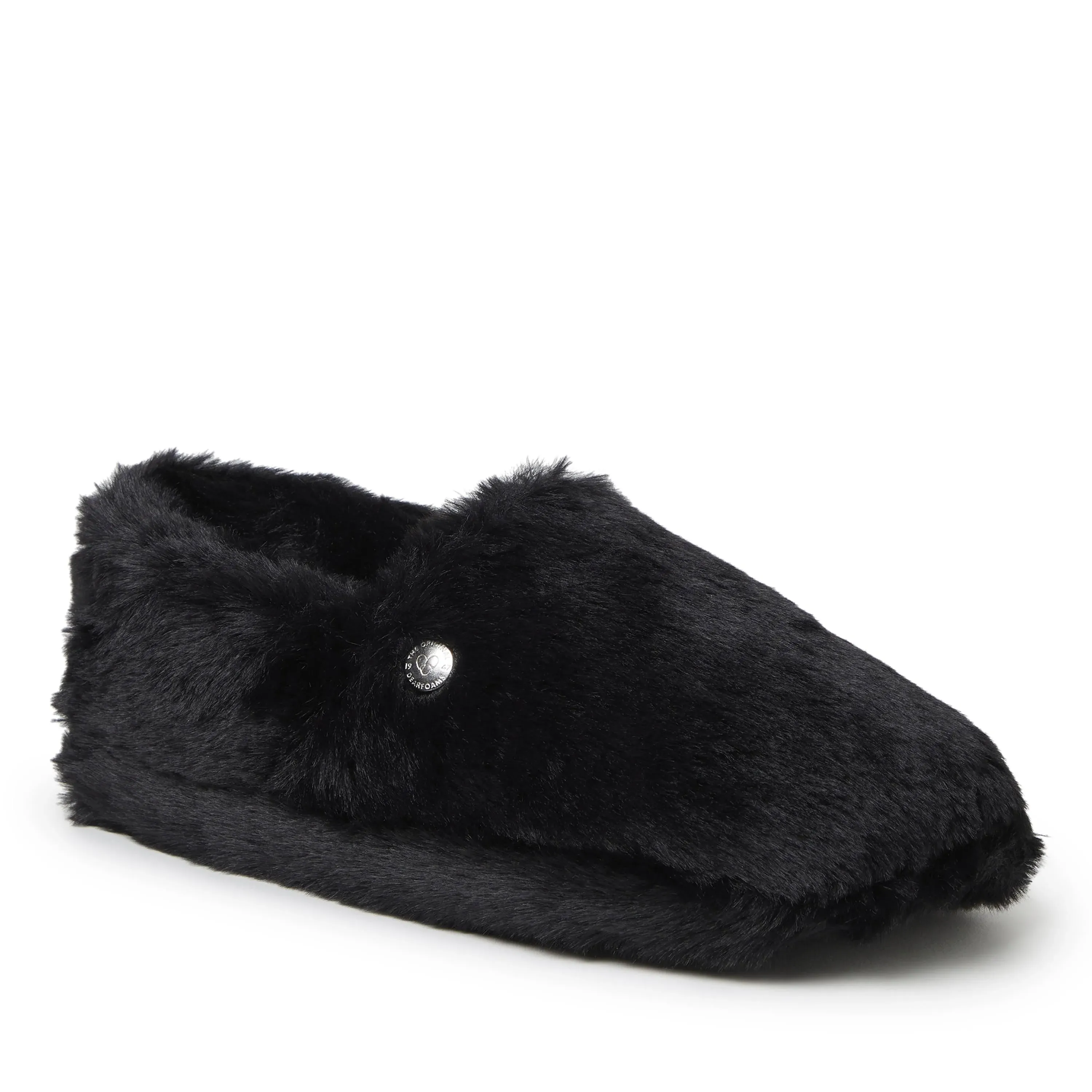 Dearfoams Women's Ellie Fluffy Snuggle Slipper