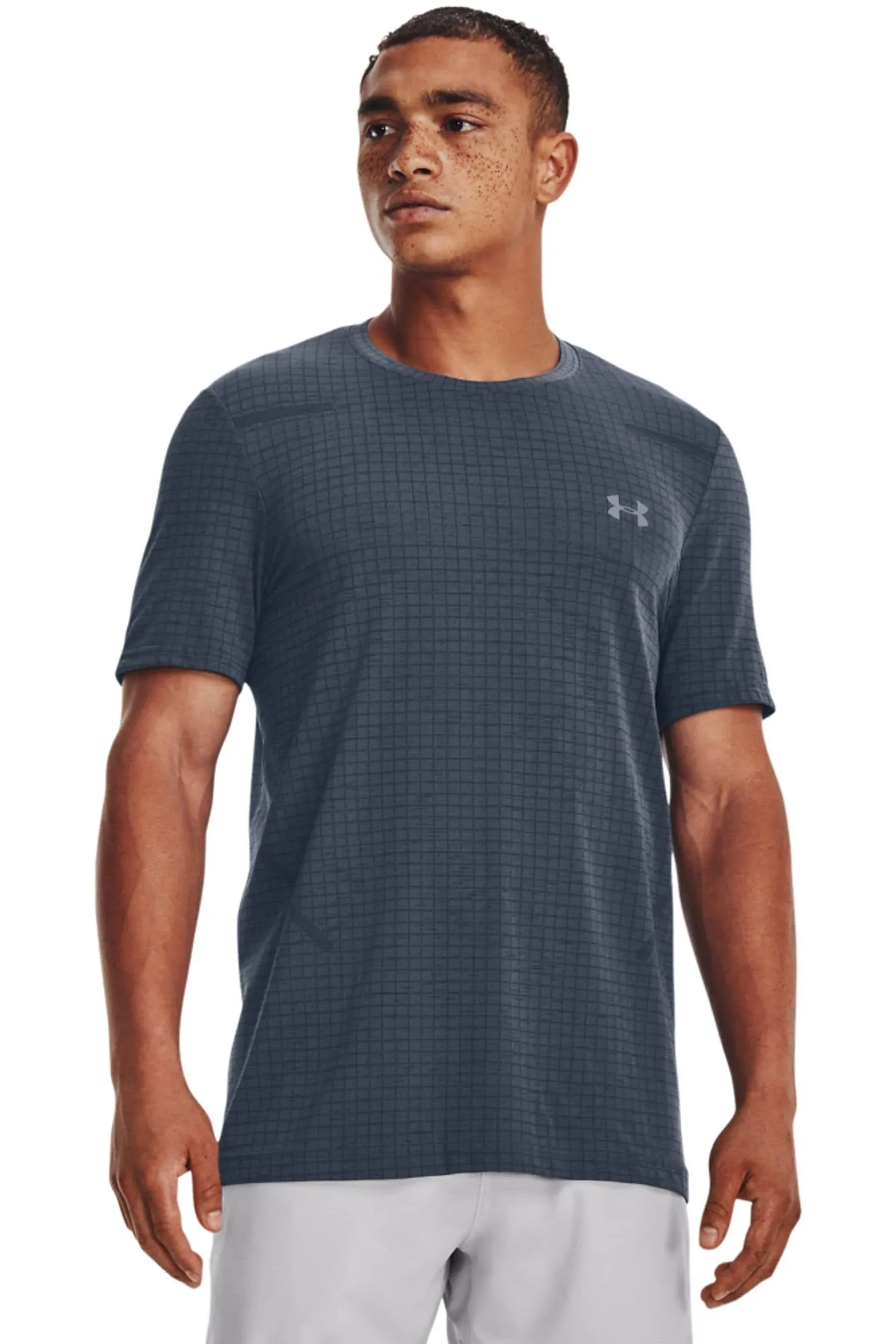 Men's Under Armour Seamless Grid Short-Sleeve T-Shirt