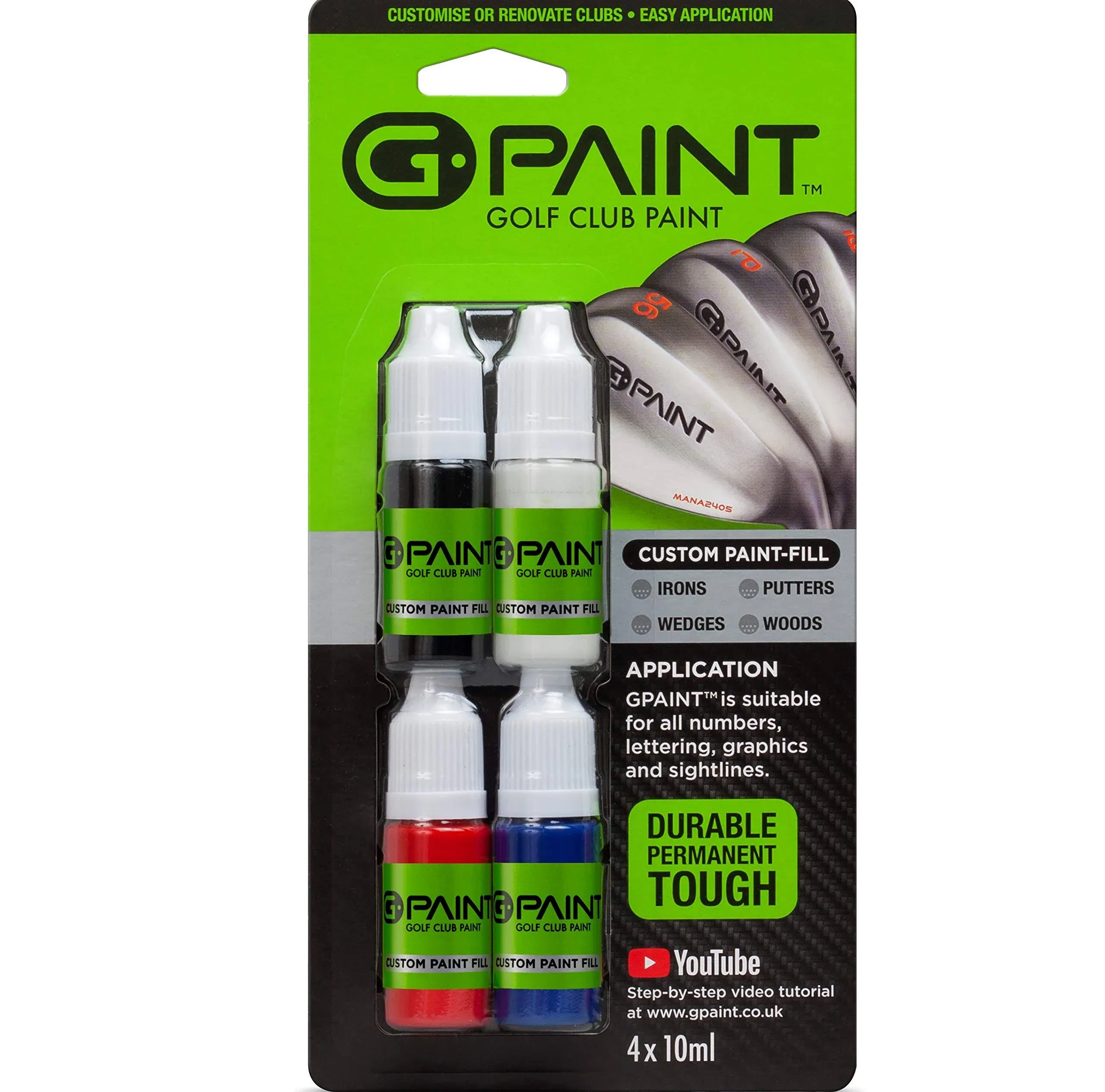 G-Paint Golf Club Paint - Touch Up, Fill In, Customize or Renovate You