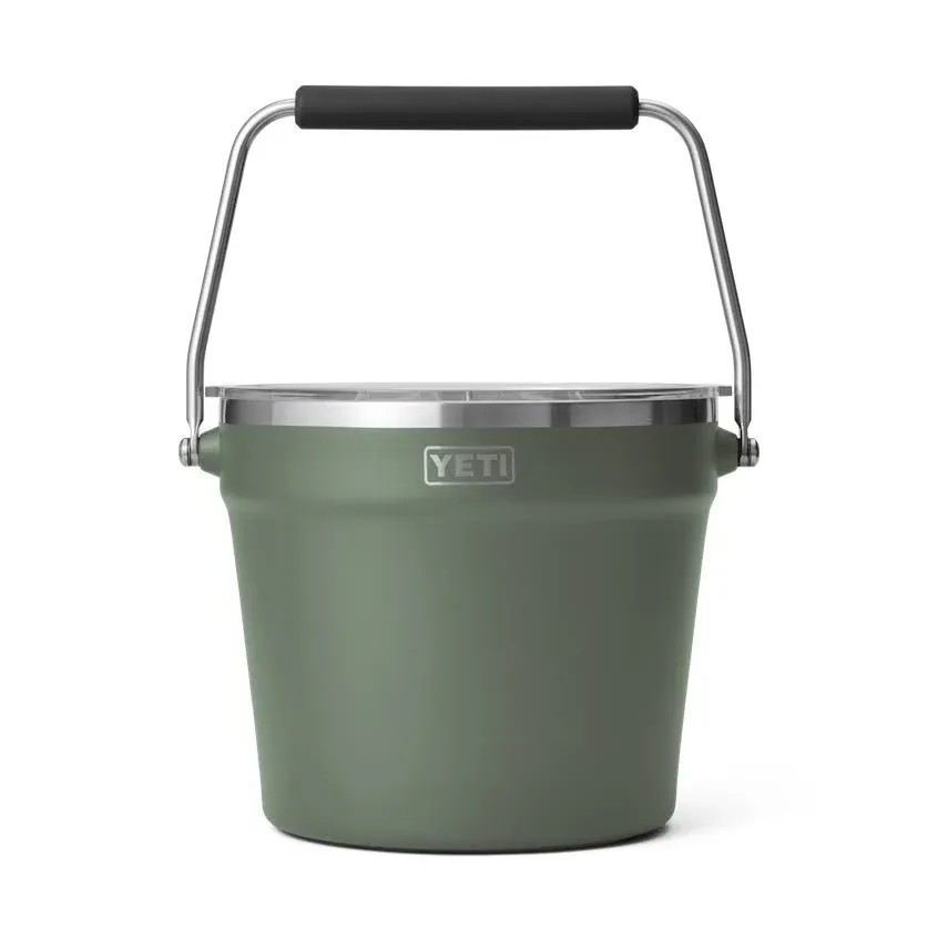 Yeti Rambler Beverage Bucket - Camp Green