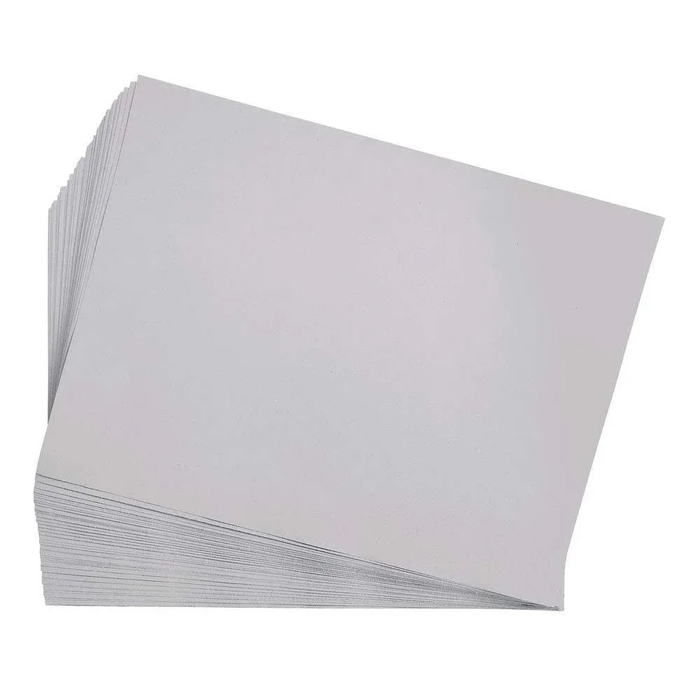 Gray 9 inch x 12 inch Heavyweight Construction Paper Pack - 50 Sheets