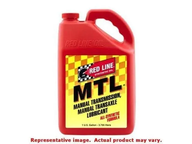 Red Line 50205 SAE 75W80 API GL-4 Manual Transmission and Transaxle Lubricant (MTL) Car Gear Oil - 1 Gallon