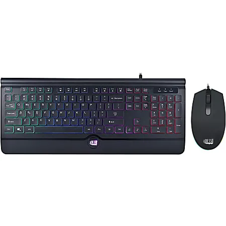 Adesso Akb-137cb Illuminated Gaming Keyboard & Mouse Combo