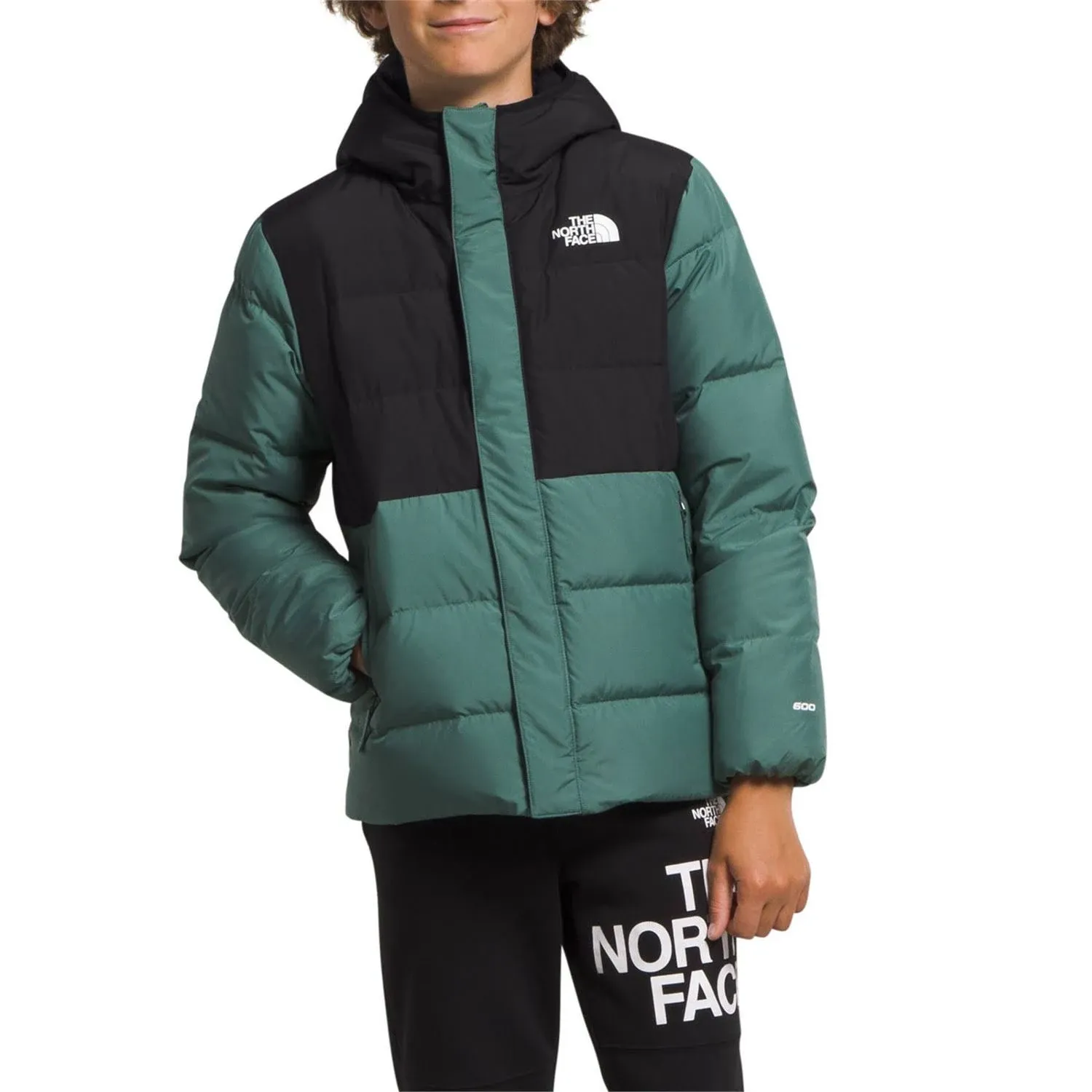 The North Face North Down Fleece-Lined Parka - Boys' Dark Sage, L