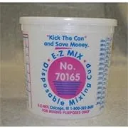 E-Z MIX 70165 5 Quart Cup, 25 Pack