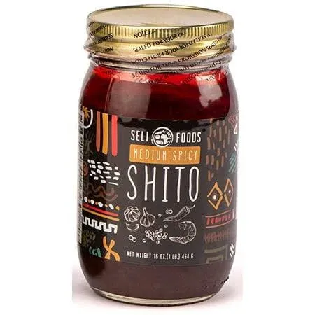 SHITO 3 Different flavors: Ghana pepper sauce. Delicious Hot Sauce. 16 oz Jar