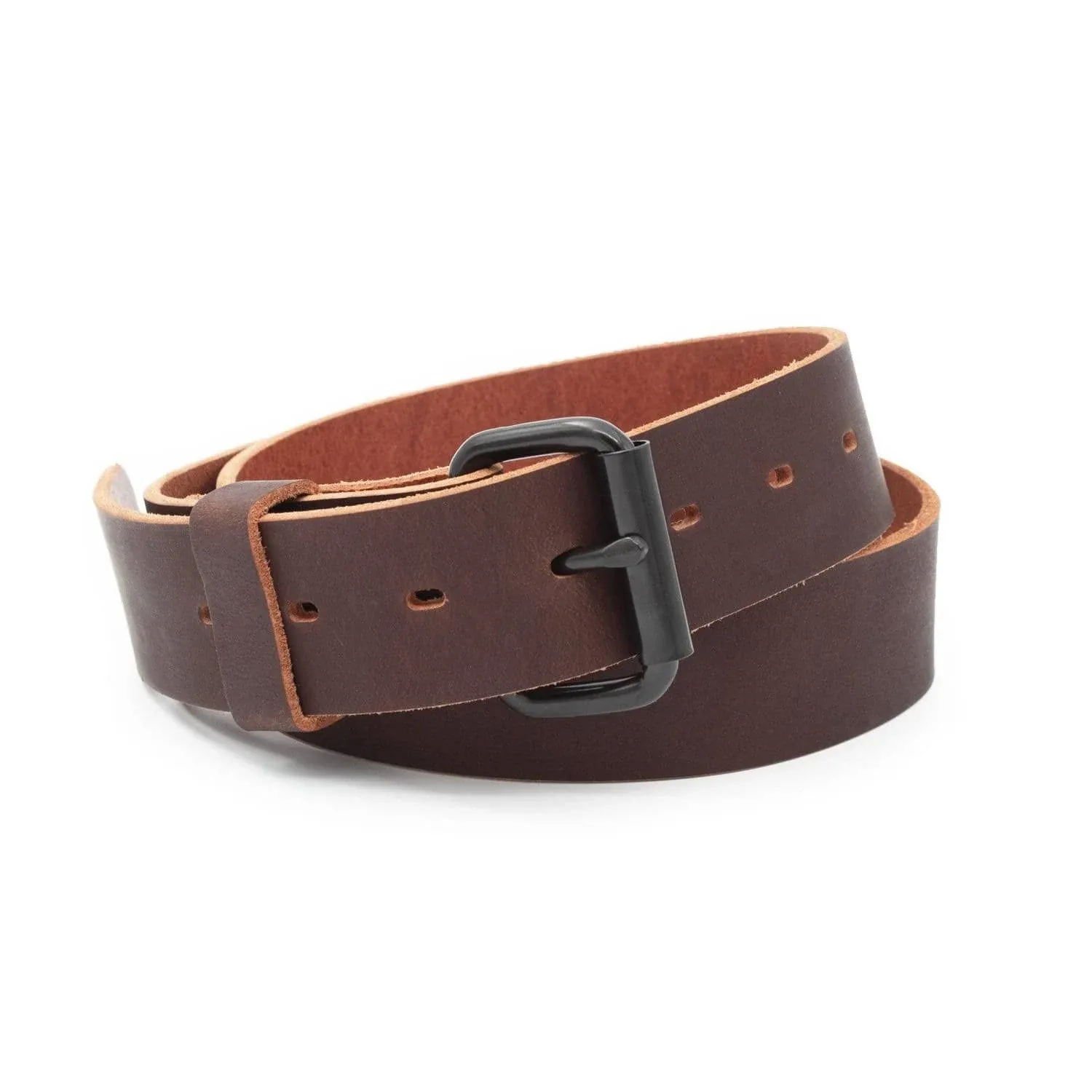 Main Street Forge The Classic Leather Everyday Belt | Made in USA | Full Grain Leather | Men's Leather Belt