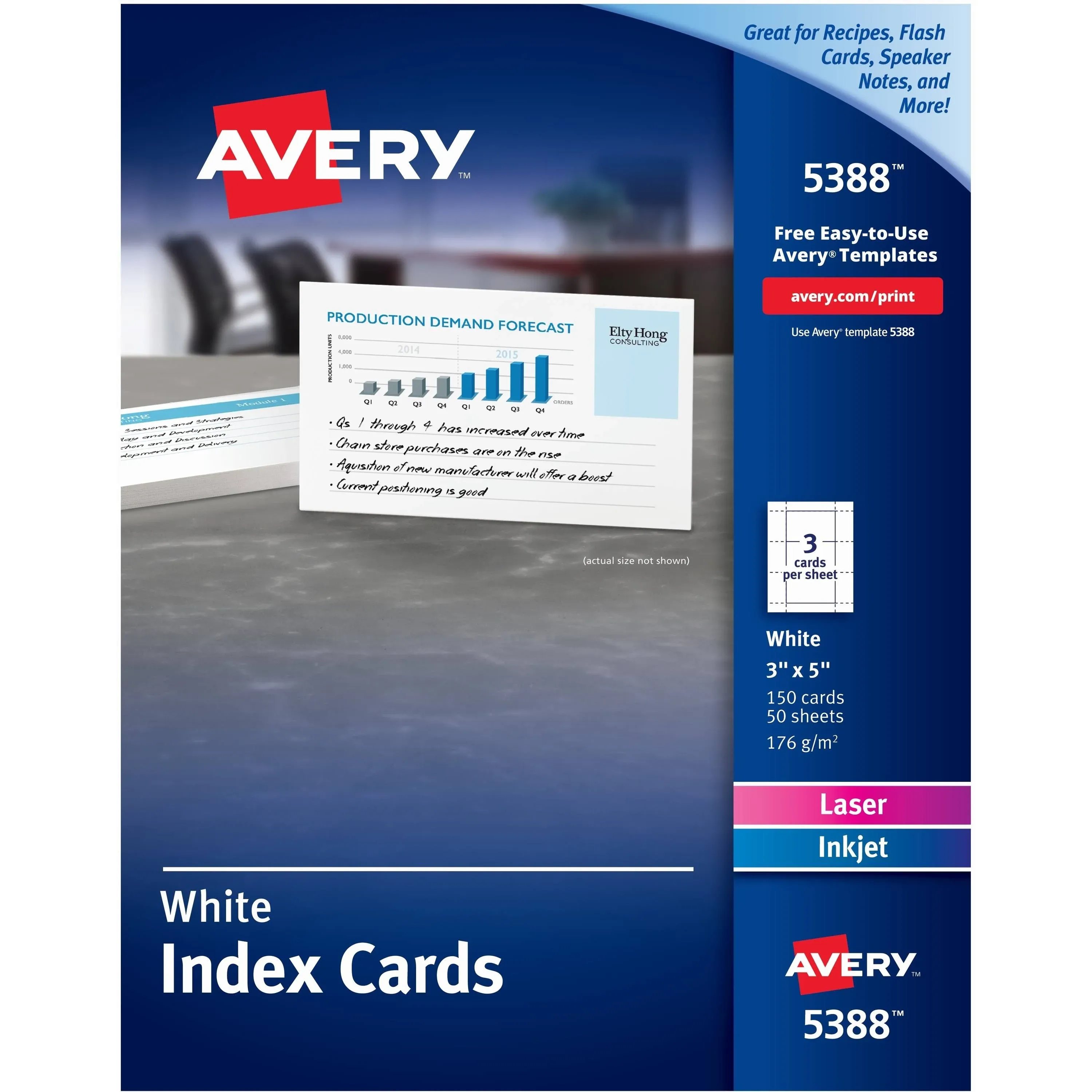 Avery Dennison Index Cards 05388