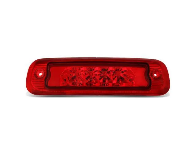 DNA Motoring 3BL-JCHE97-LED-RD For 1997 to 2001 Jeep Cherokee Hight Mount LED 3rd Third Tail Brake Light Rear Stop Lamp Red Housing 98 99 00