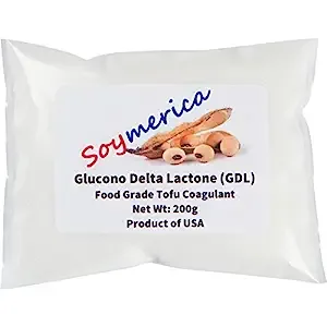 Soymerica Tofu Coagulant - 200g Premium Glucono Delta Lactone (GDL). Food Grade. 100% Product of USA