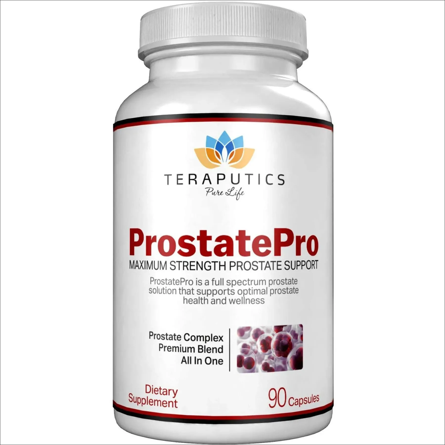 ProstatePro - 33 Herbs Saw Palmetto Prostate Health Supplements For Men | Reduce Urination | Hair Growth w/ DHT Blocker | Beta Sitosterol, Pygeum and Saw Palmetto for Men Prostate Support, 90 Capsules