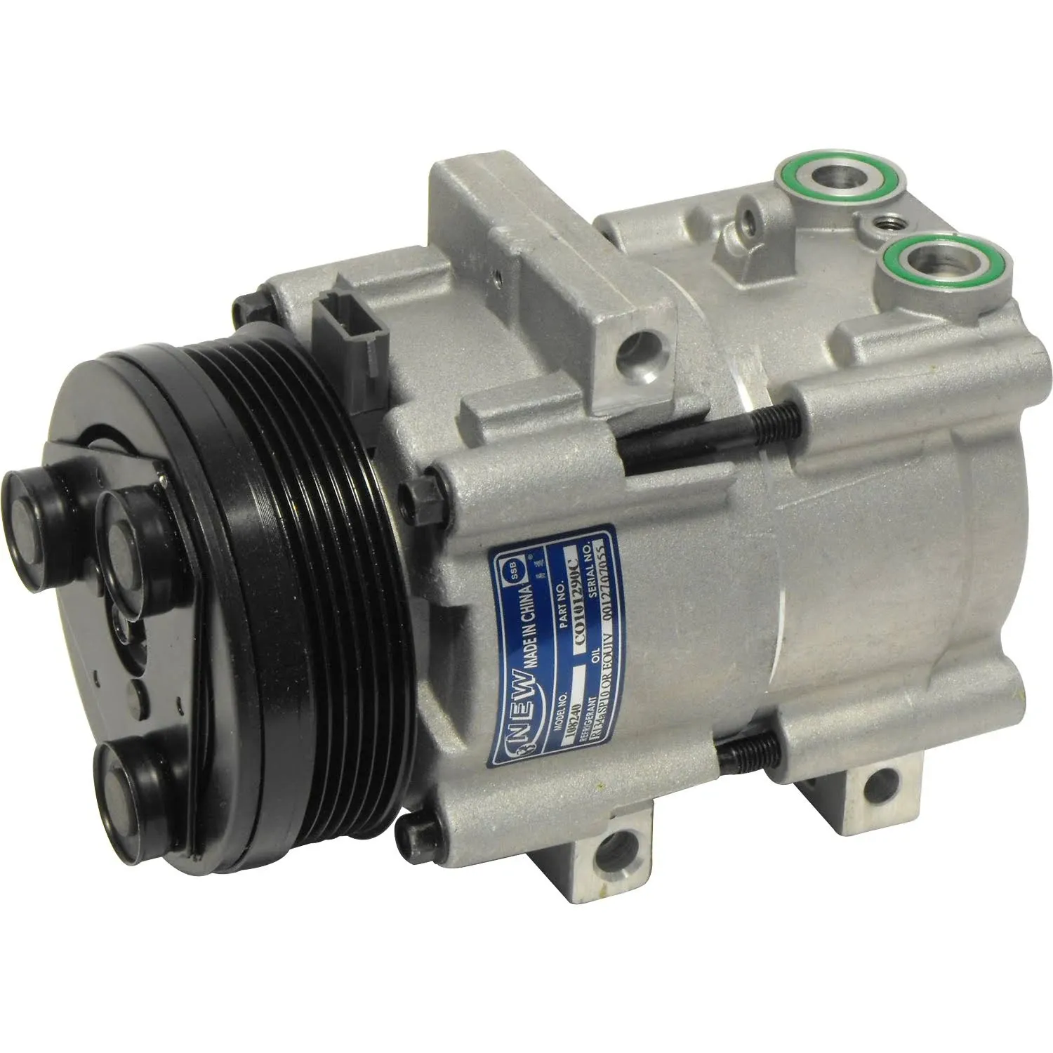 Universal Air Conditioner CO 101290C A/C Compressor and Clutch , grey (Pack of 1)