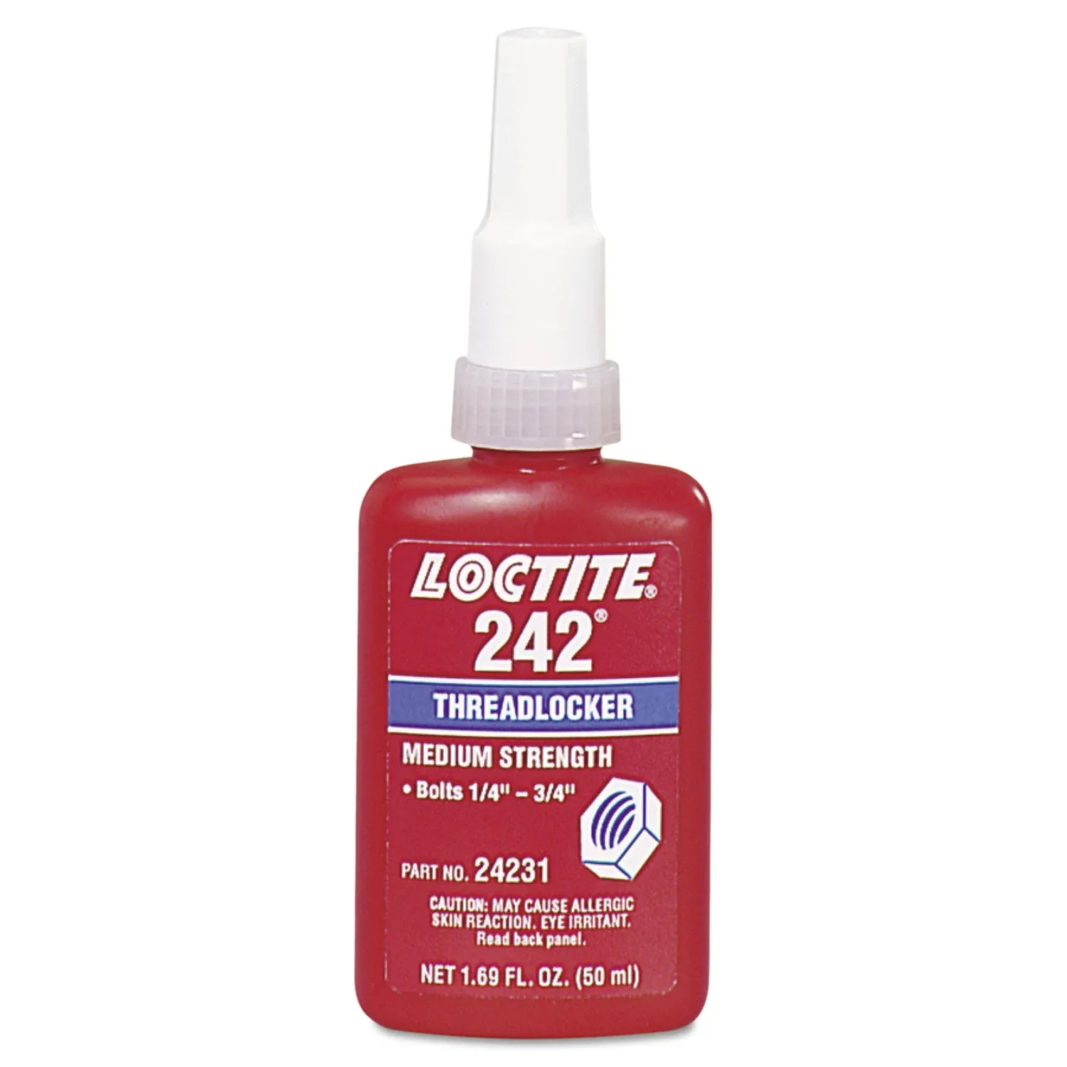 Loctite 242 Medium-Strength Threadlocker 50 ml Blue