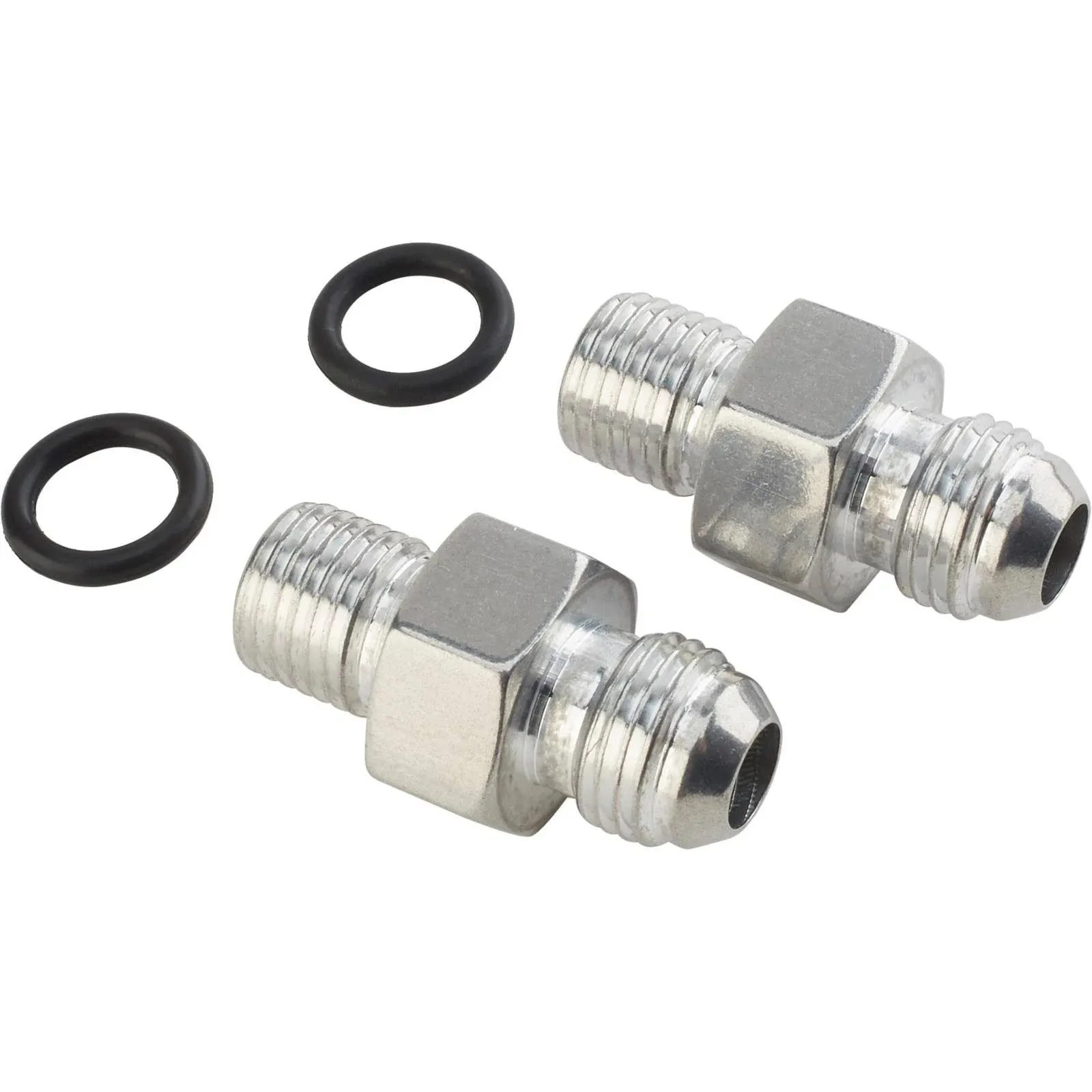 ICT Billet Transmission Adapter Fittings Front and Rear -6AN Flare Kit 6 An TH400 TH350 4L60E 4L80E 700R4 Bare, 551114