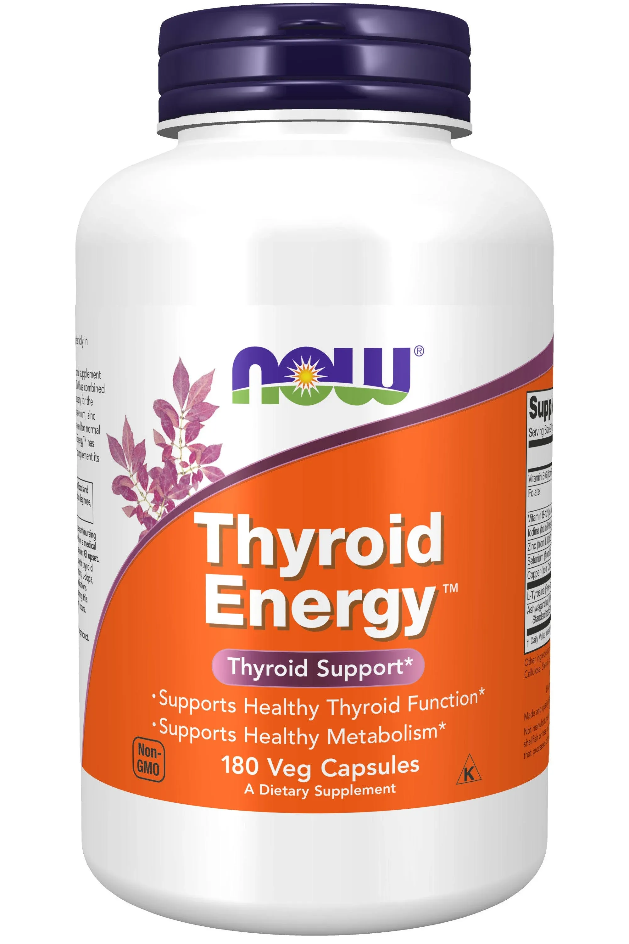 Now Foods Thyroid Energy - 180 Veg Capsules