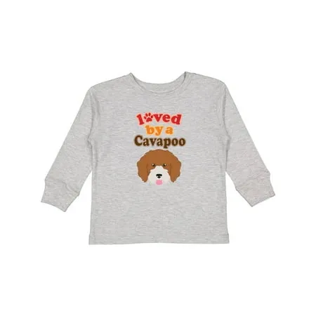 Inktastic Cavapoo Dog Gift Gift Toddler Boy or Toddler Girl Long Sleeve T-Shirt