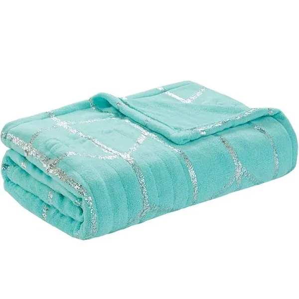 Sleep Philosophy True North Raina Electric Blanket Plush Throws-Low EMF- 50&#034; ...