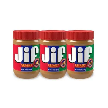 Jif Creamy Peanut Butter, 40 Ounces (Pack of 4)