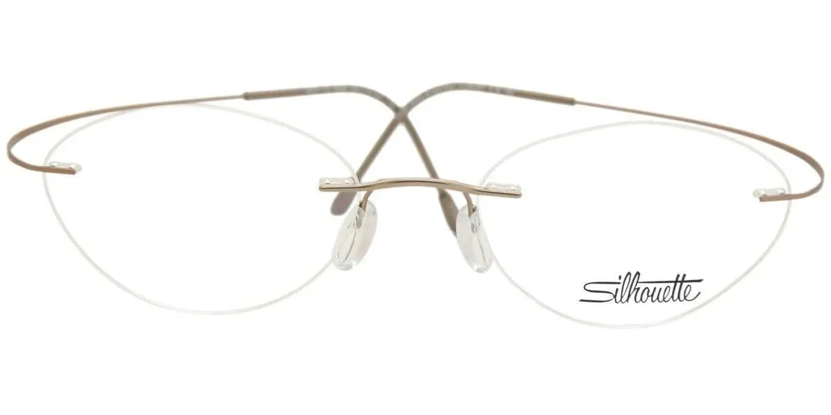 Silhouette Eyeglasses TMA Must Collection Chassis 5515 Rimless Optical Frame | JoyLot.com