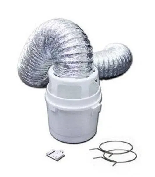 4" x 5 Ft. Flexible Laminated Lint Trap Vent Kit