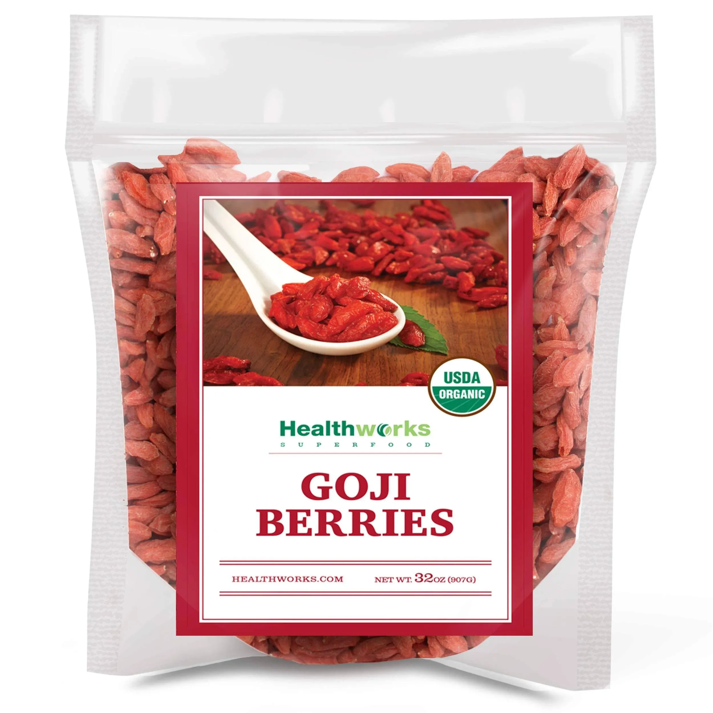 Healthworks Goji Berries Raw Organic 2lb