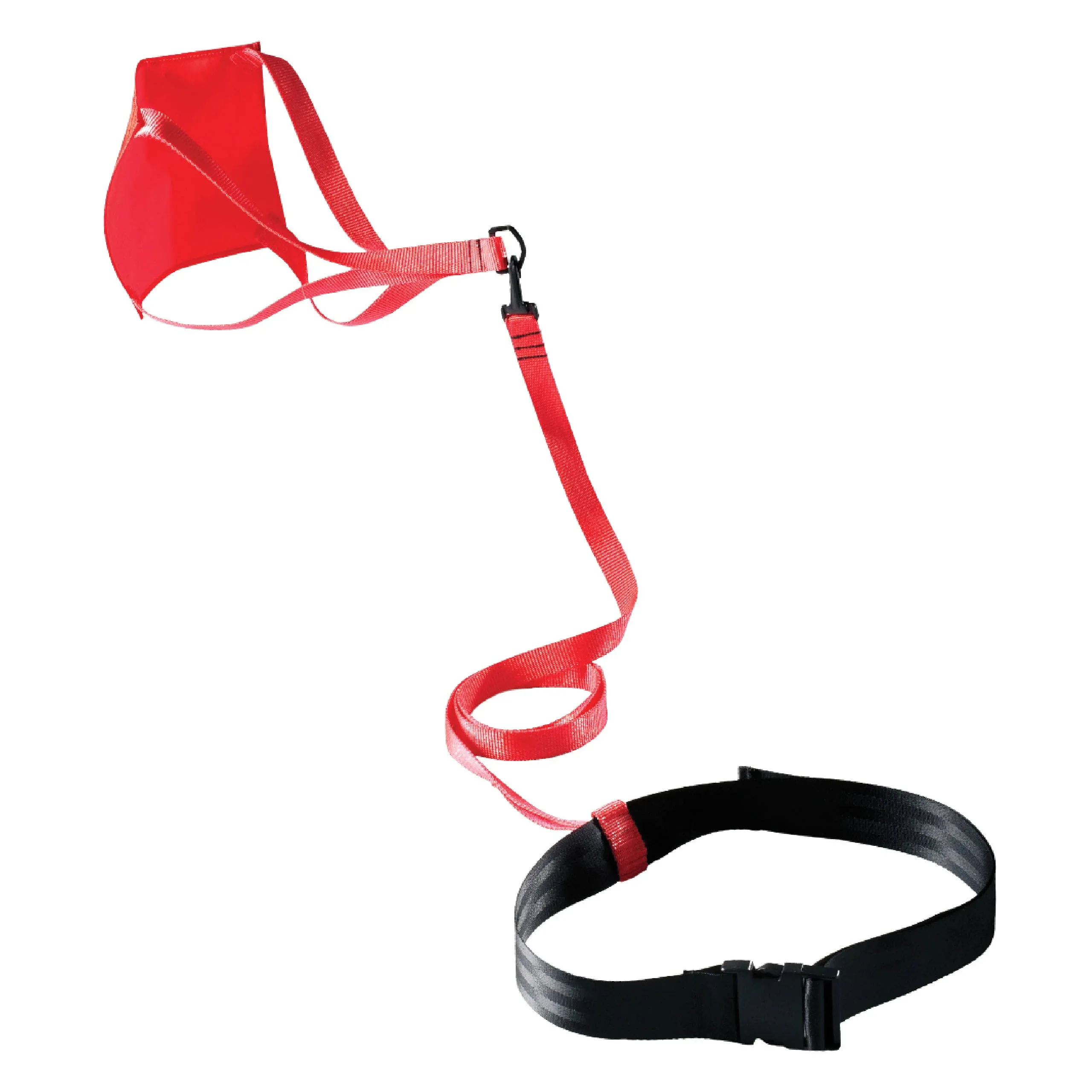 SWIM PARACHUTE Resistance Training Equipment Adjustable Nylon Belt Red 8″