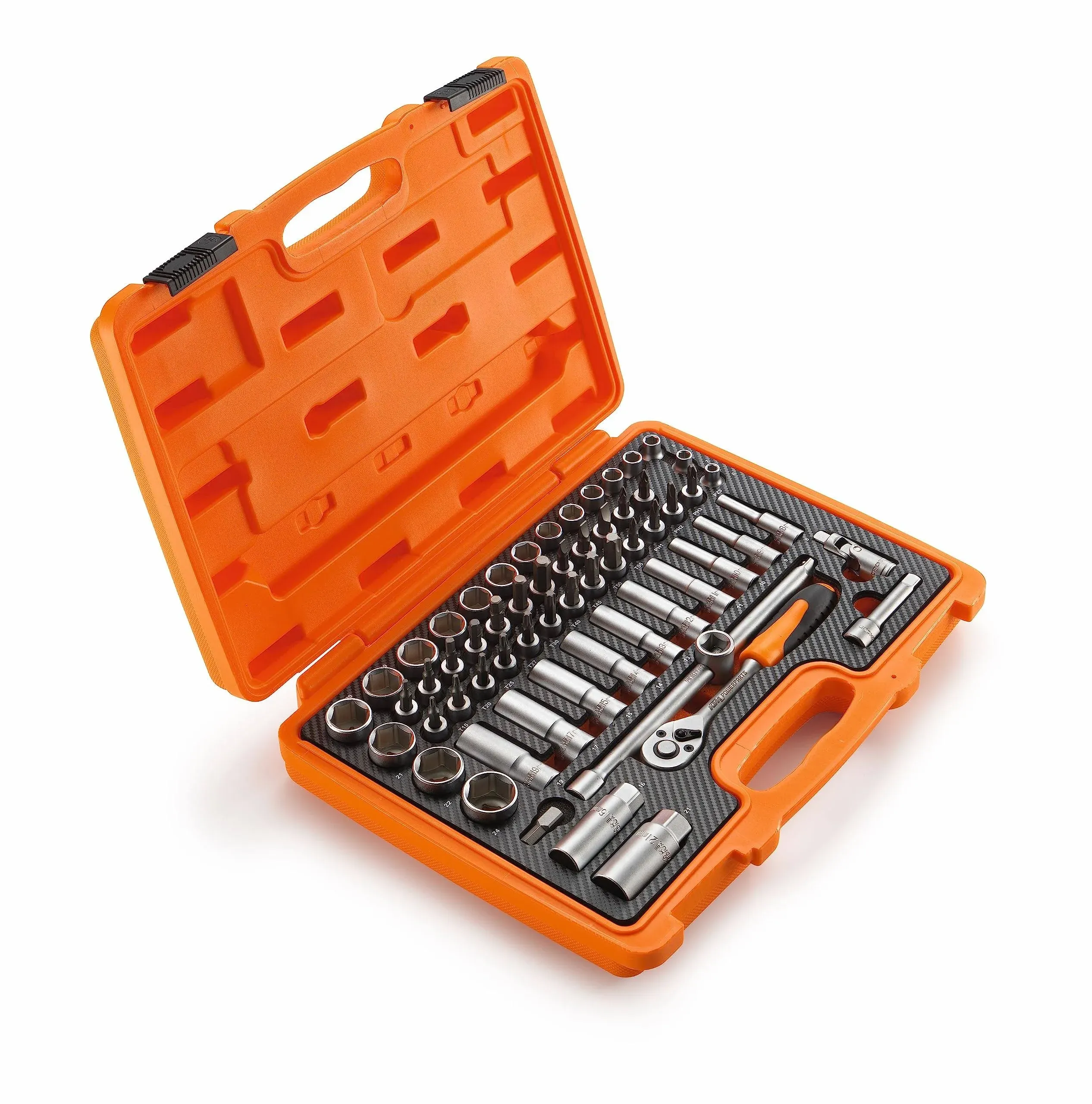 KTM New OEM 3/8&#034; Socket Tool Set in Orange 60-Piece OEM 00029098400