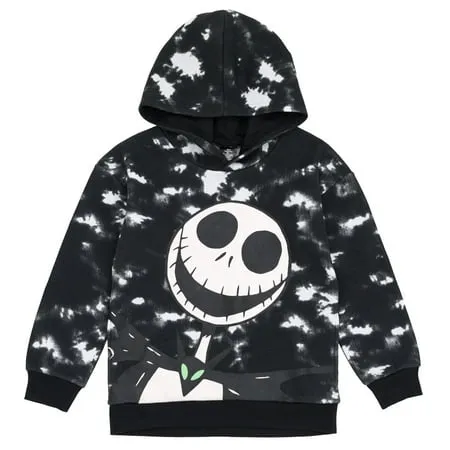 Disney Nightmare Before Christmas Jack Skellington Big Boys Fleece Pullover Hoodie Toddler to Big Kid