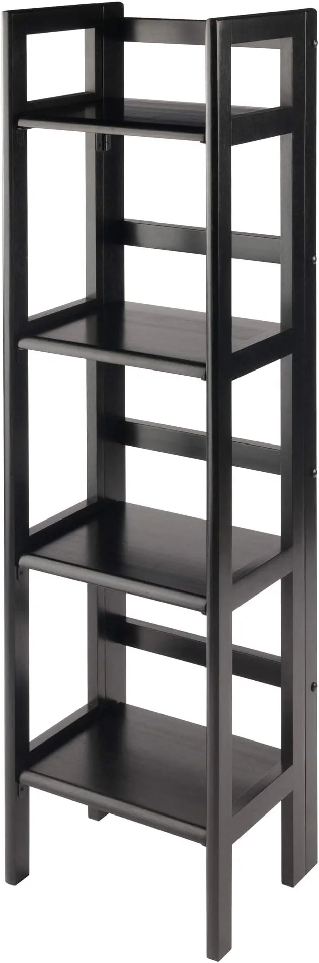 Winsome 4 Tier Folding Shelf Black