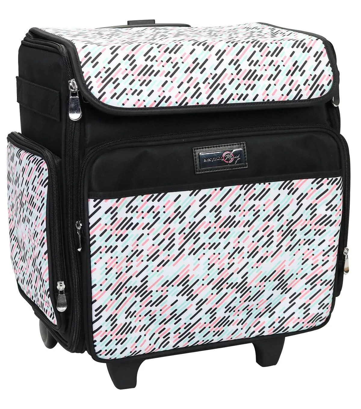 Everything Mary Collapsible Rolling Craft Bag, Pill Print, Size: Standard