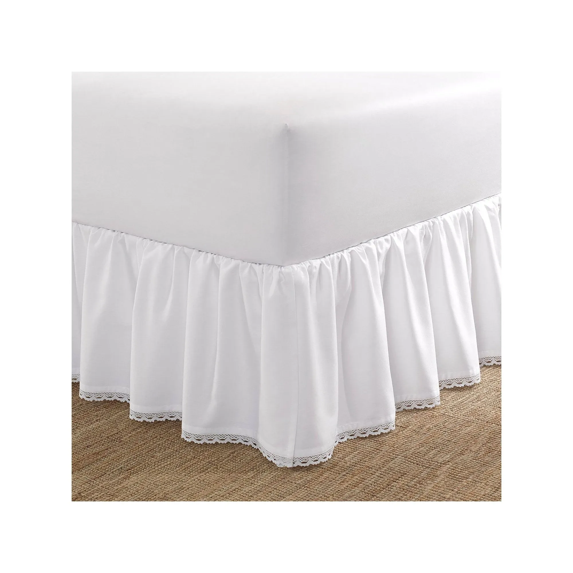 Laura Ashley Crochet Ruffle Bedskirt