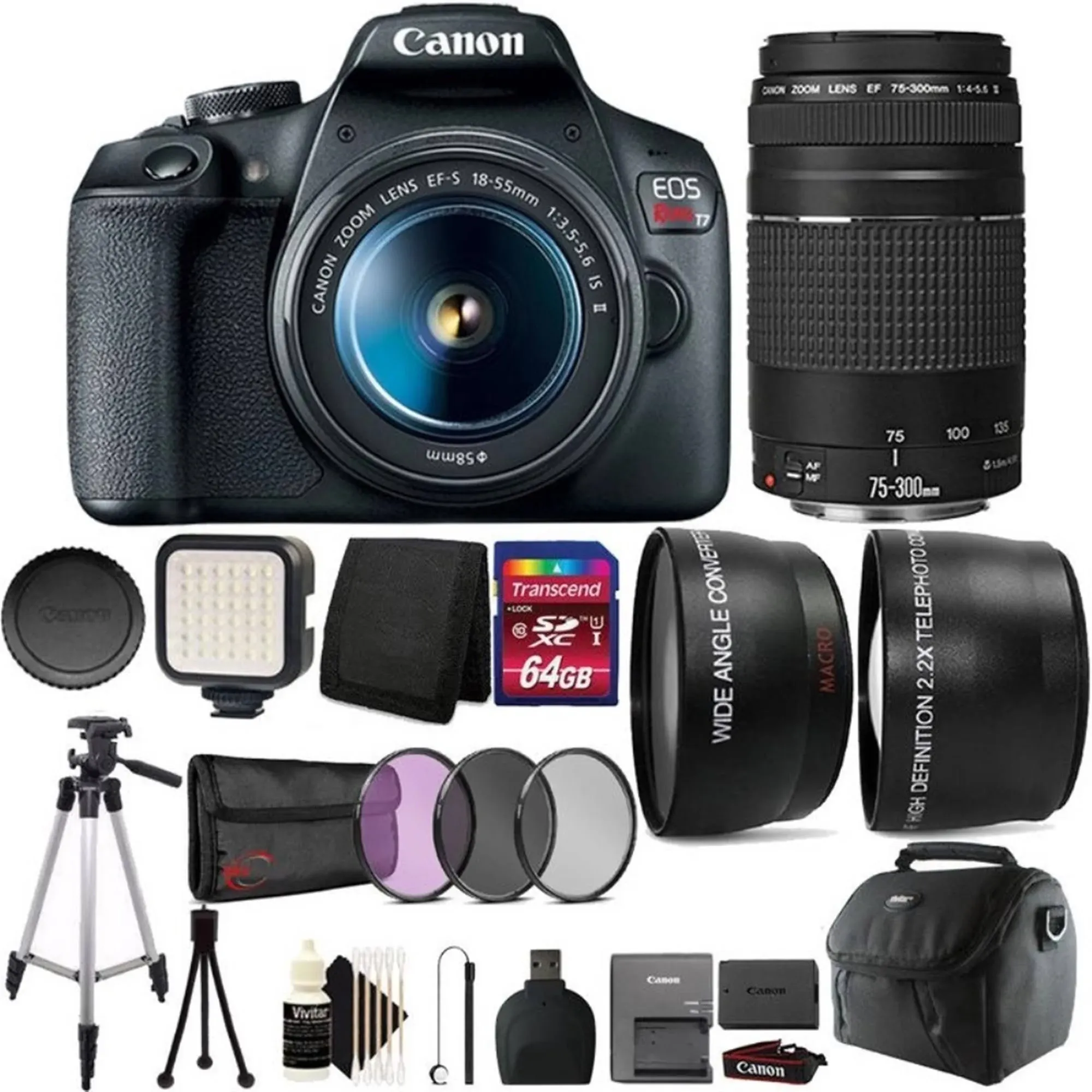 Canon EOS Rebel T7 Digital SLR Camera Body Only (Kit Box)