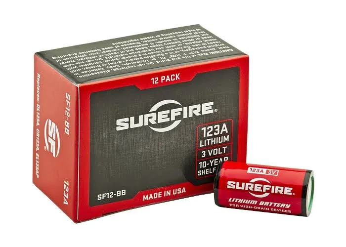 SureFire Batteries Per 12, Boxed Md: Sf12-BB