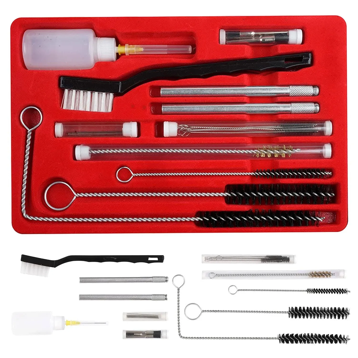 Professional Spray Gun Cleaning Kit with Case