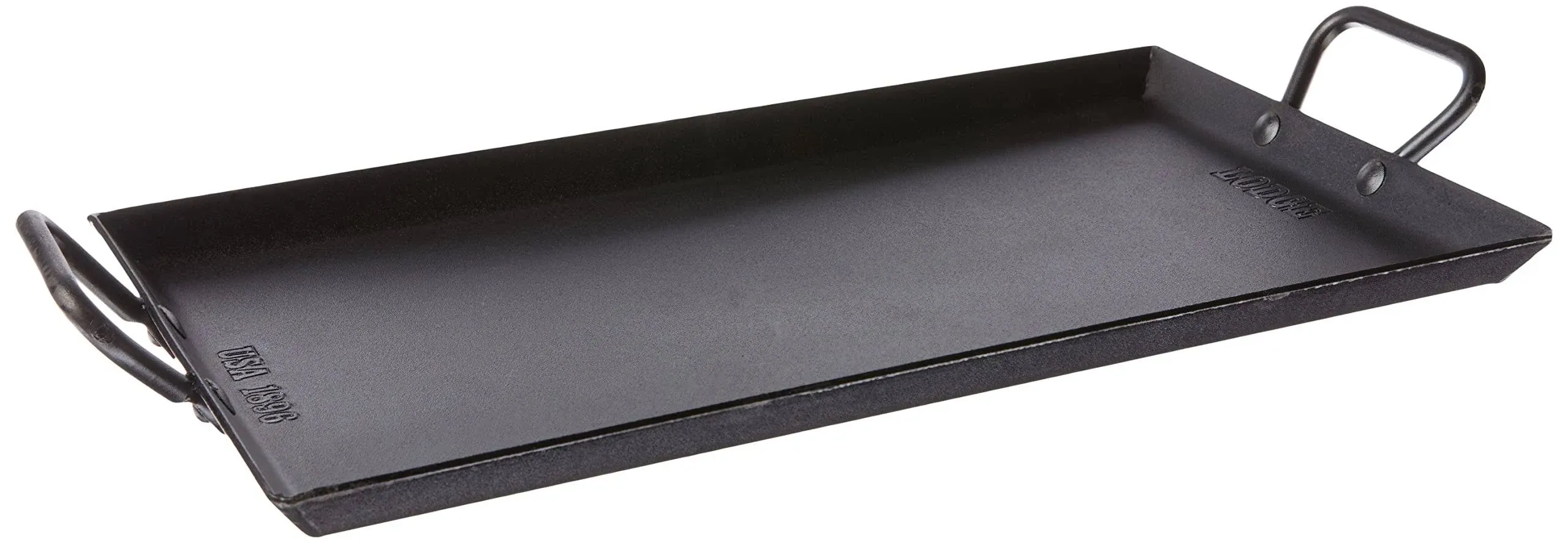 Lodge CRSGR18 Carbon Steel Griddle, Pre-Seasoned, 18-inch